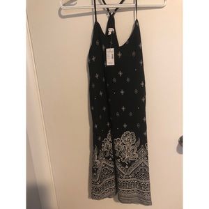 Brand New with Tag Black Printed Dress